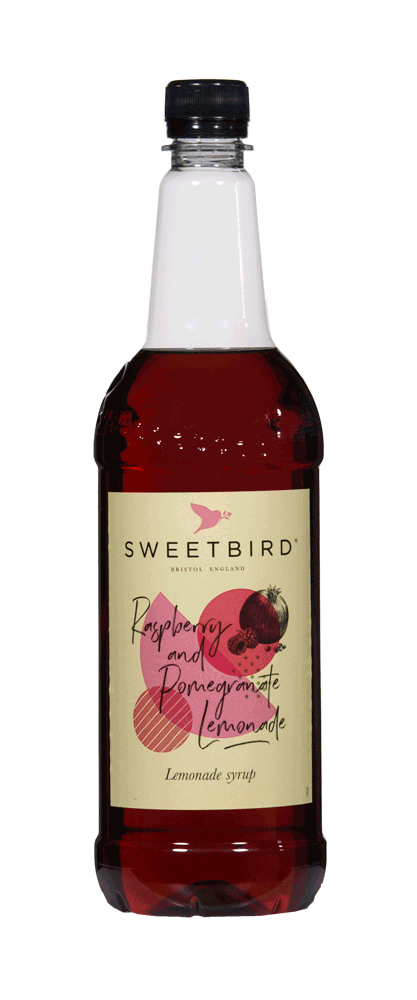 Sweetbird Raspberry & Pomegranate lemonade Syrup - 1 Litre